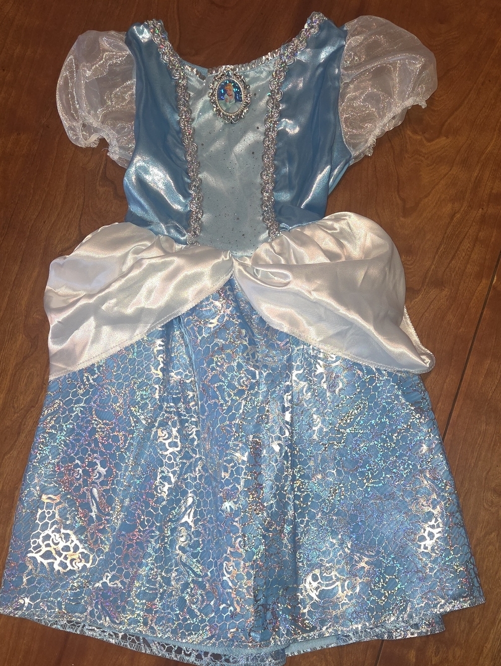 Disney Light Blue and White Sparkle Princess Costume